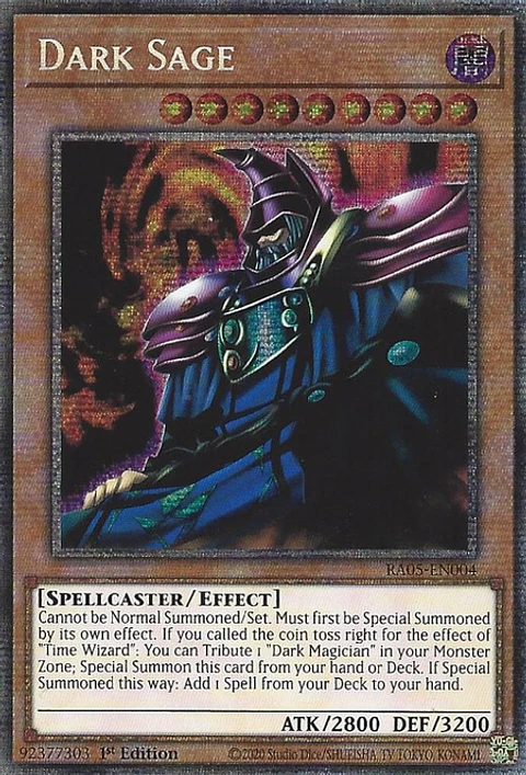 Dark Sage - RA05-EN004 - Starlight Rare