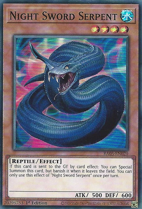 Night Sword Serpent - RA05-EN020