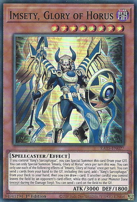 Imsety, Glory of Horus - RA05-EN027 