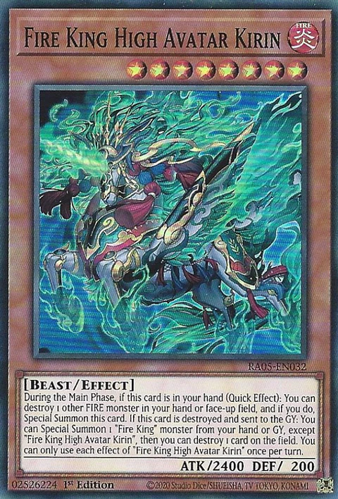 Fire King High Avatar Kirin - RA05-EN032