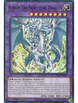 Albion the Sanctifire Dragon - RA05-EN037