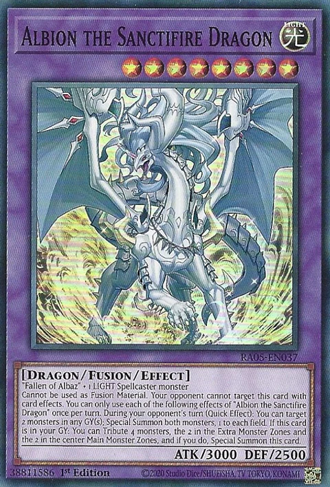 Albion the Sanctifire Dragon - RA05-EN037