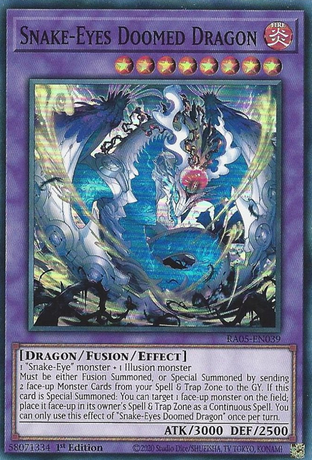 Snake-Eyes Doomed Dragon - RA05-EN039 1