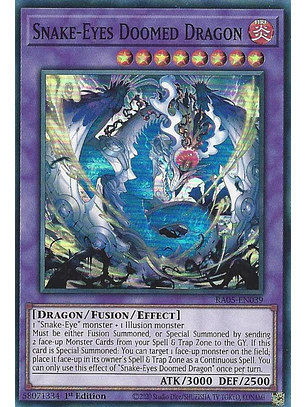 Snake-Eyes Doomed Dragon - RA05-EN039