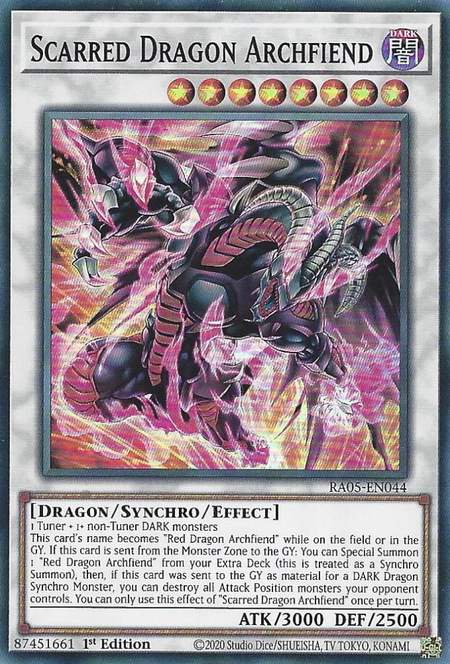 Scarred Dragon Archfiend - RA05-EN044  1