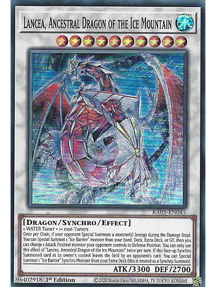 Lancea, Ancestral Dragon of the Ice Mountain - RA05-EN045 
