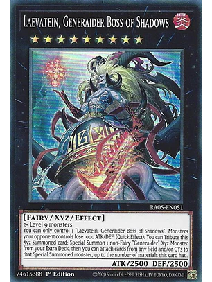 Laevatein, Generaider Boss of Shadows - RA05-EN051 