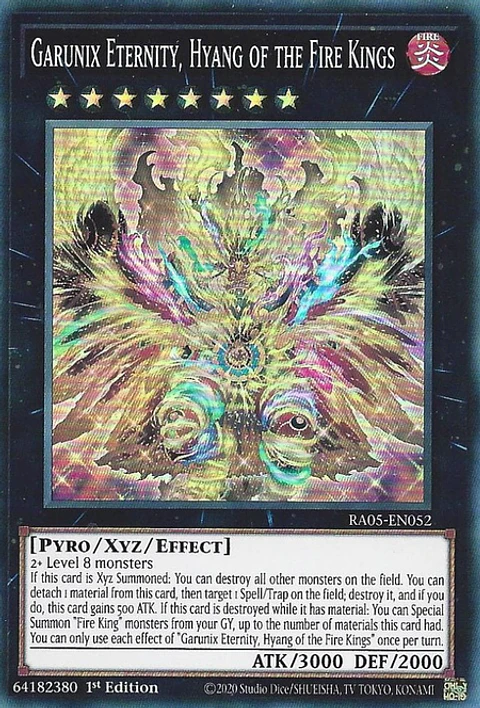 Garunix Eternity, Hyang of the Fire Kings - RA05-EN052 