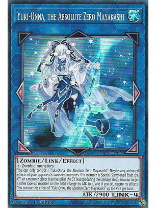 Yuki-Onna, the Absolute Zero Mayakashi - RA05-EN057 