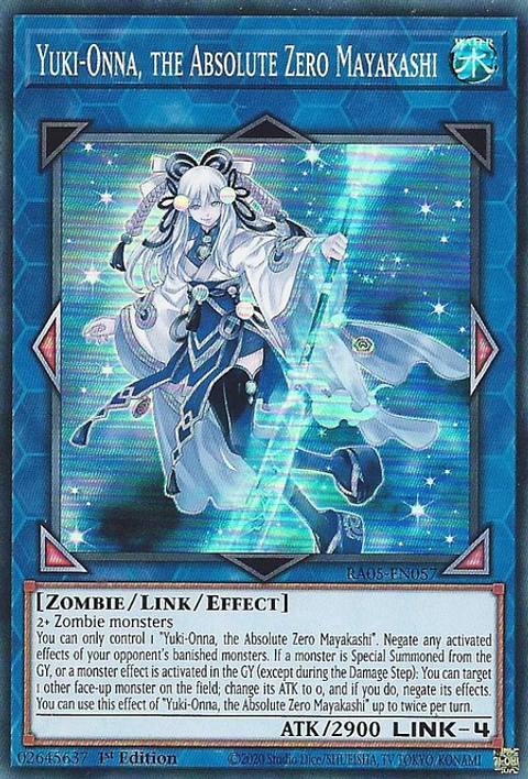 Yuki-Onna, the Absolute Zero Mayakashi - RA05-EN057 