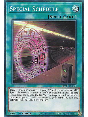 Special Schedule - RA05-EN060 