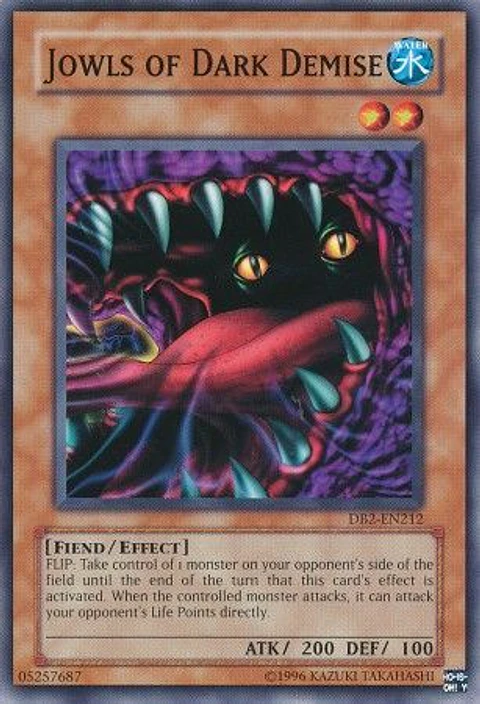 Jowls of Dark Demise - DB2-EN212 - Common