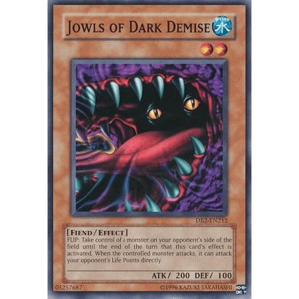 Jowls of Dark Demise - DB2-EN212 - Common