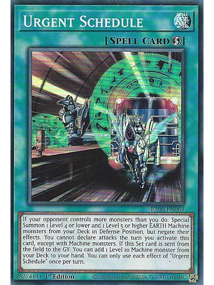 Urgent Schedule - RA05-EN064 