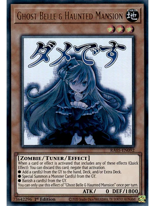 Ghost Belle & Haunted Mansion - RA05-EN092 
