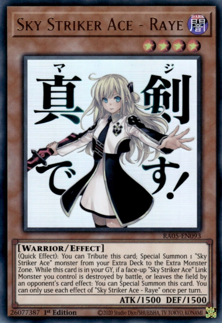 Sky Striker Ace - Raye - RA05-EN093  1