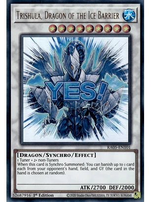 Trishula, Dragon of the Ice Barrier - RA05-EN101 
