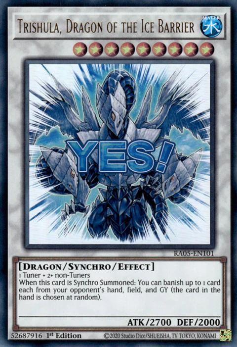 Trishula, Dragon of the Ice Barrier - RA05-EN101 