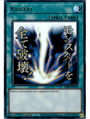 Raigeki - RA05-EN110 - (Stamp Artwork)