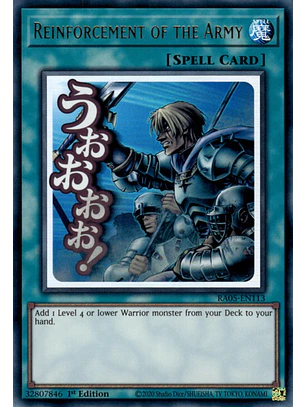 Reinforcement of the Army - RA05-EN113