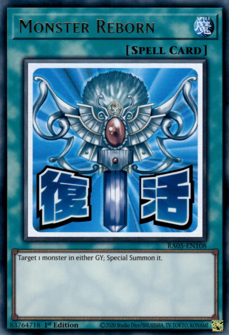 Monster Reborn - RA05-EN108 1