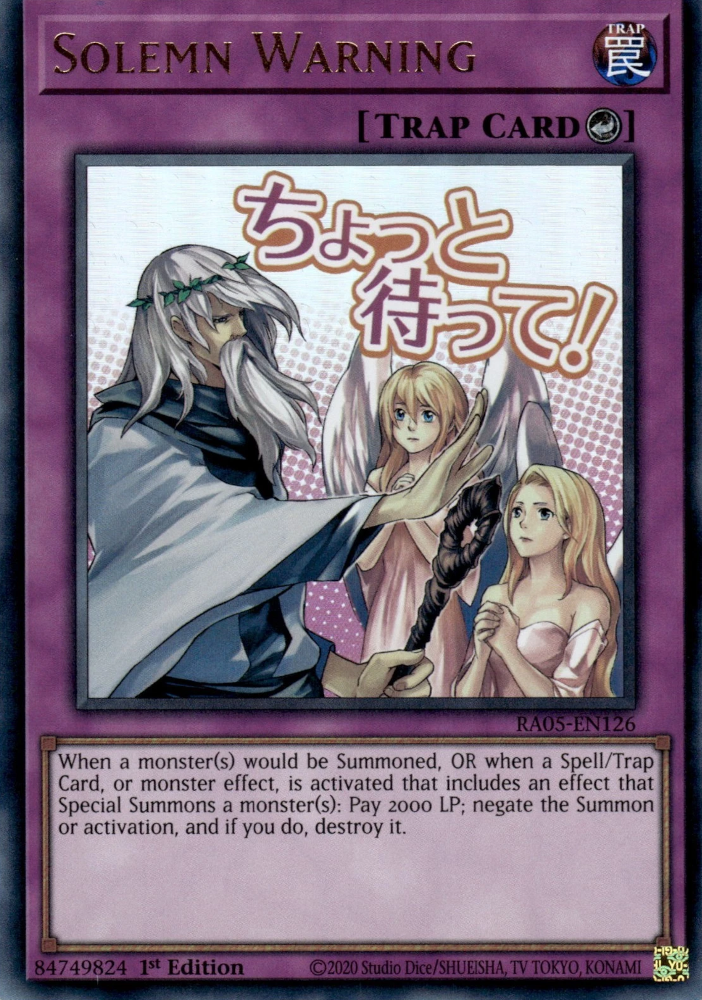 Solemn Warning - RA05-EN126  1