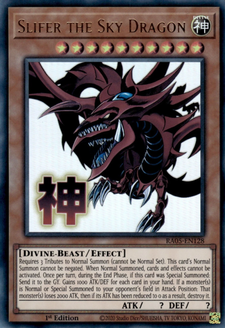 Slifer the Sky Dragon - RA05-EN128  1