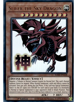 Slifer the Sky Dragon - RA05-EN128 