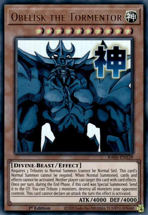Obelisk the Tormentor - RA05-EN129 