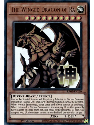 The Winged Dragon of Ra - RA05-EN130