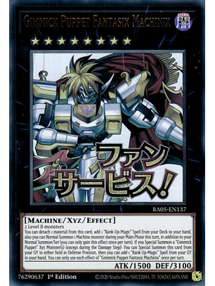 Gimmick Puppet Fantasix Machinix - RA05-EN137 