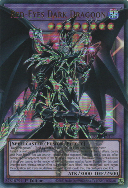 Red-Eyes Dark Dragoon (extended art) - RA05-EN141 1