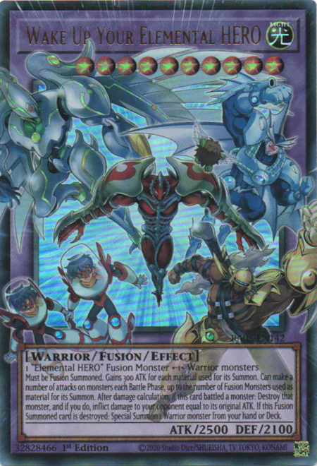 Wake Up Your Elemental HERO (extended art) - RA05-EN142  1