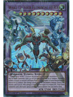 Wake Up Your Elemental HERO (extended art) - RA05-EN142 