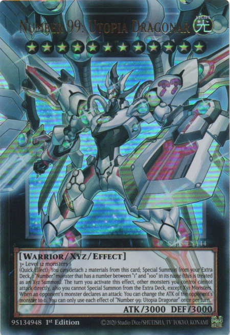 Number 99: Utopia Dragonar (extended art) - RA05-EN144 1