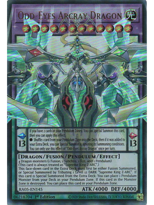 Odd-Eyes Arcray Dragon (extended art) - RA05-EN145