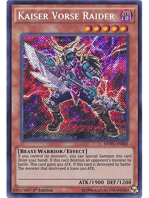 Kaiser Vorse Raider - MVP1-ENS02 - Secret Rare