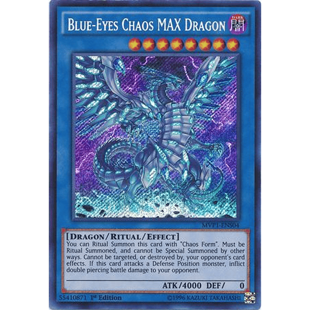 Blue-Eyes Chaos MAX Dragon - MVP1-ENS04 - Secret Rare