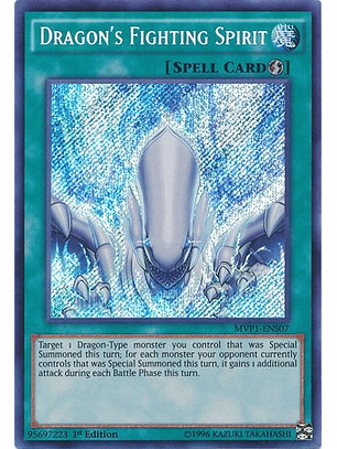 Dragon's Fighting Spirit - MVP1-ENS07 - Secret Rare