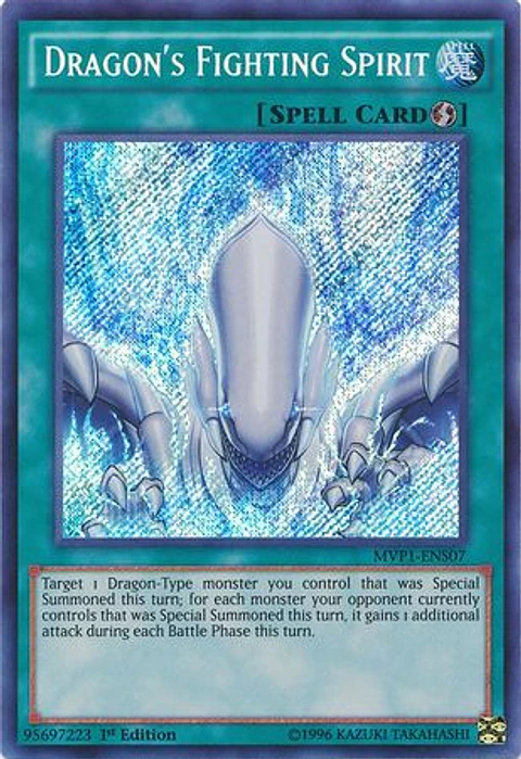 Dragon's Fighting Spirit - MVP1-ENS07 - Secret Rare