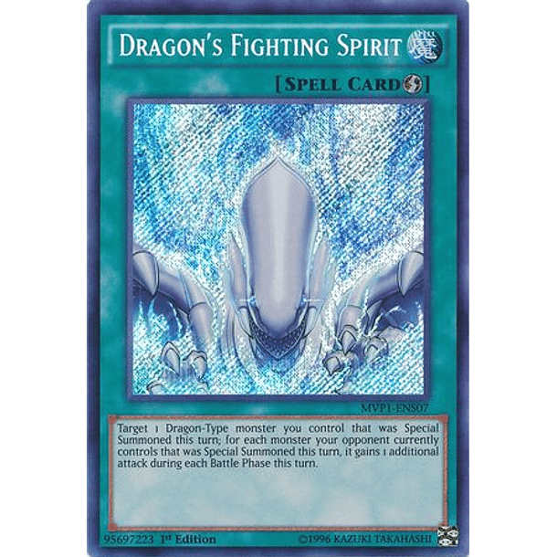 Dragon's Fighting Spirit - MVP1-ENS07 - Secret Rare