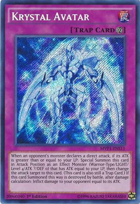 Krystal Avatar - MVP1-ENS11 - Secret Rare 