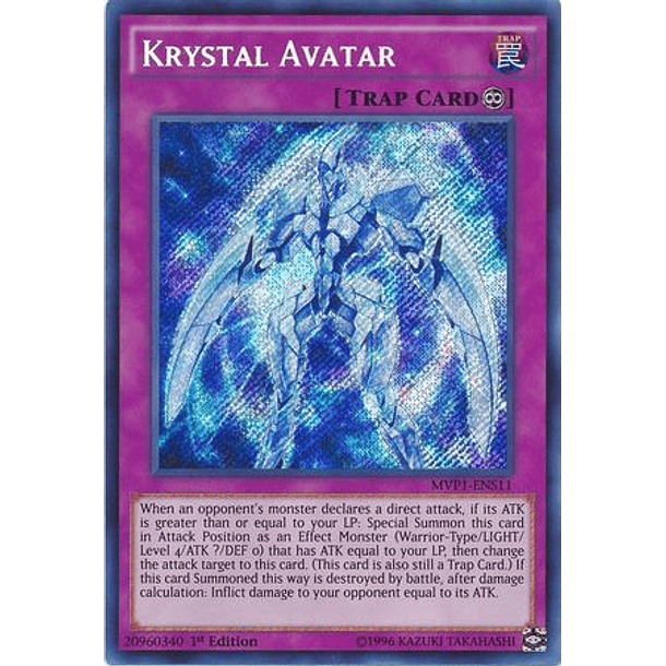 Krystal Avatar - MVP1-ENS11 - Secret Rare 