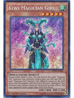 Kiwi Magician Girl - MVP1-ENS16 - Secret Rare