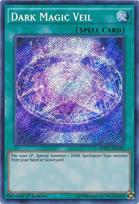 Dark Magic Veil - MVP1-ENS19 - Secret Rare