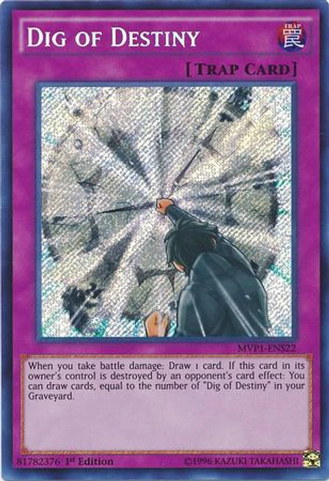 Dig of Destiny - MVP1-ENS22 - Secret Rare