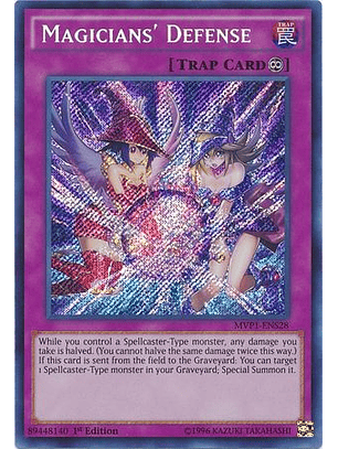 Magician's Defense - MVP1-ENS28 - Secret Rare