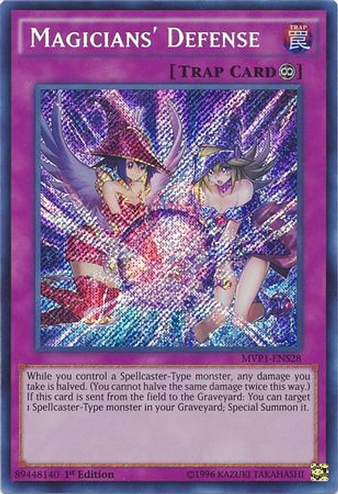 Magician's Defense - MVP1-ENS28 - Secret Rare