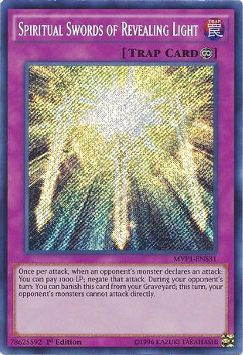 Spiritual Swords of Revealing Light - MVP1-ENS31 - Secret Rare