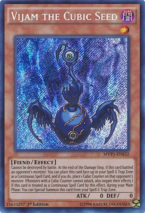Vijam the Cubic Seed - MVP1-ENS32 - Secret Rare 